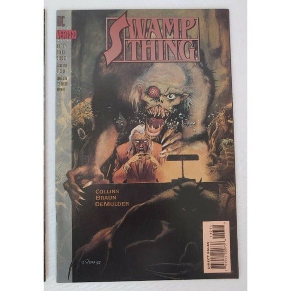 DC Comics Swamp Thing Issues #135-137 Vintage Comic Book Lot 1993 Vertigo Lot - Picture 6 of 9